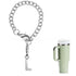 Silver Keychain Backpack Cup Accessories Chain English Letters And Numbers Cute Jewelry Pendant for tumblers, Tumbler Set Accessories